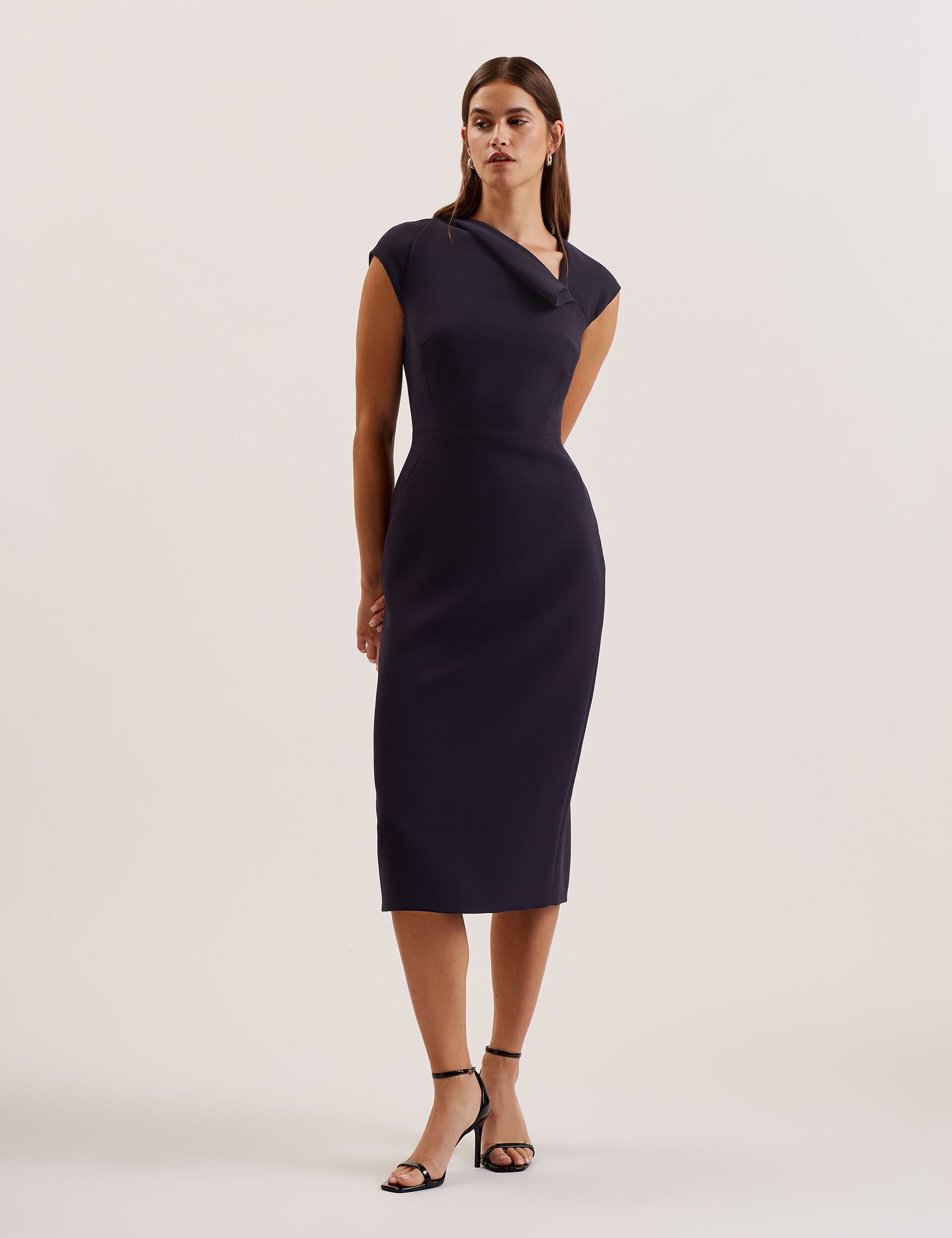 Ted Baker Nedeli outlets Textured Royal Blue Bodycon Dress